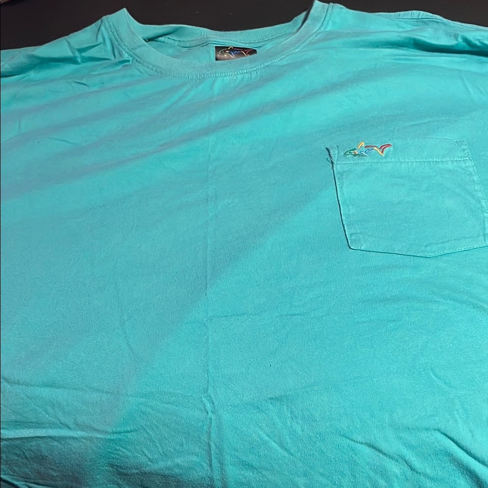 Greg Norman Collection Teal Short Sleeve Tee